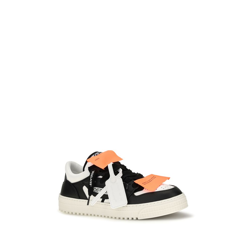 Multicolor Calf Leather Low Top Sneakers