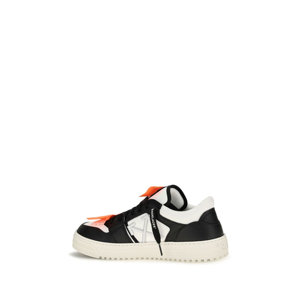 Multicolor Calf Leather Low Top Sneakers