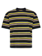 Oversized Multicolor Stripe Cotton T-Shirt