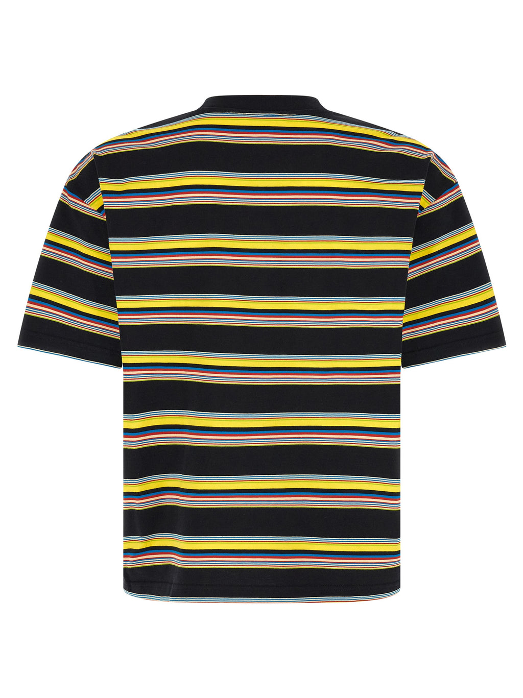 Oversized Multicolor Stripe Cotton T-Shirt