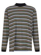 Multicolor Cotton Long-Sleeved T-Shirt