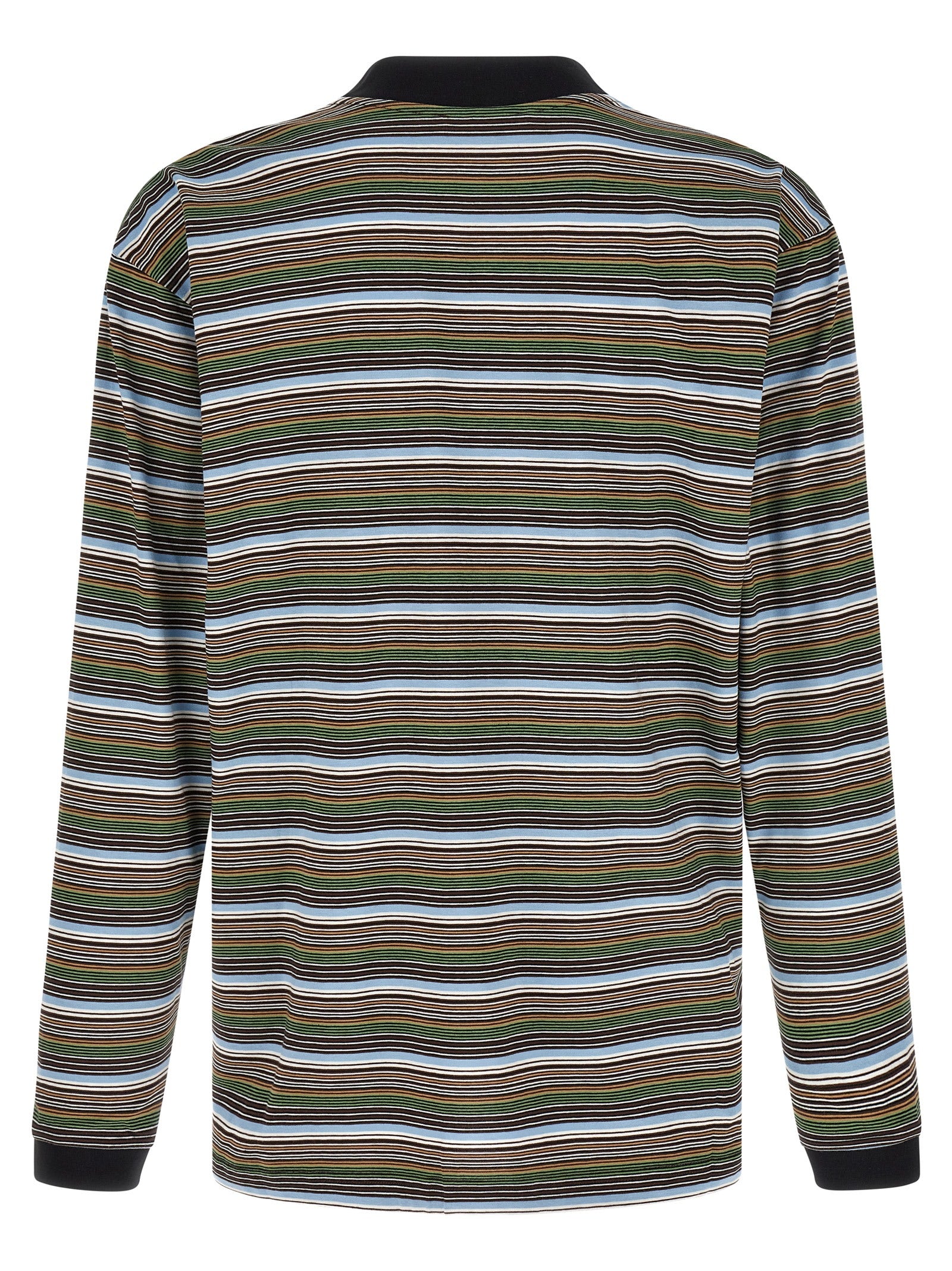 Multicolor Cotton Long-Sleeved T-Shirt
