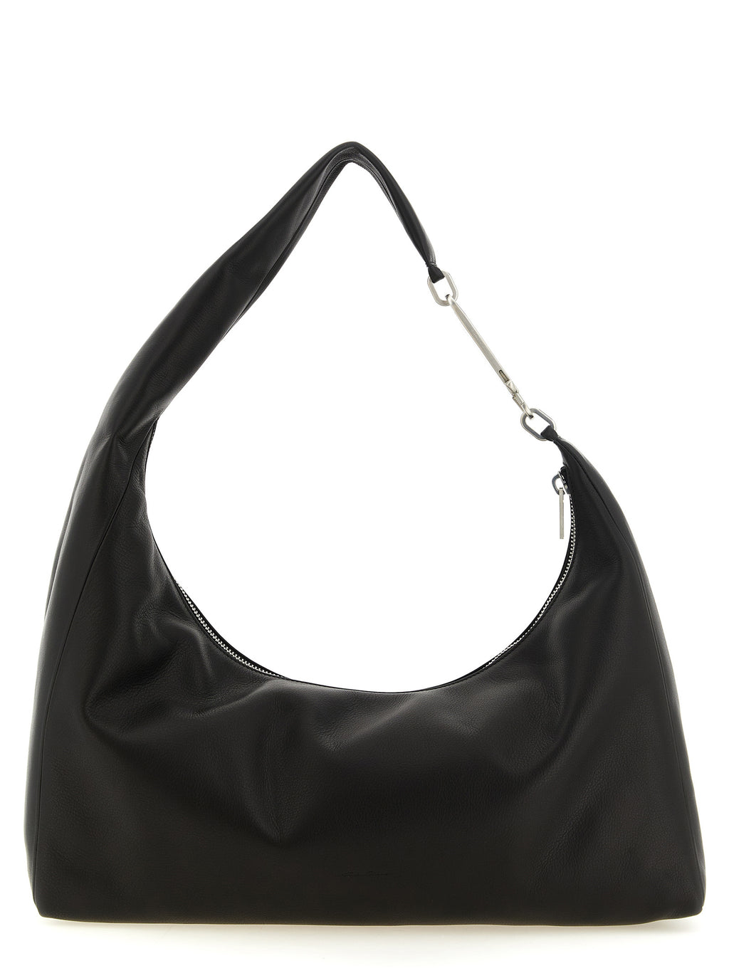 Cropped Gemini Calfskin Shoulder Bag