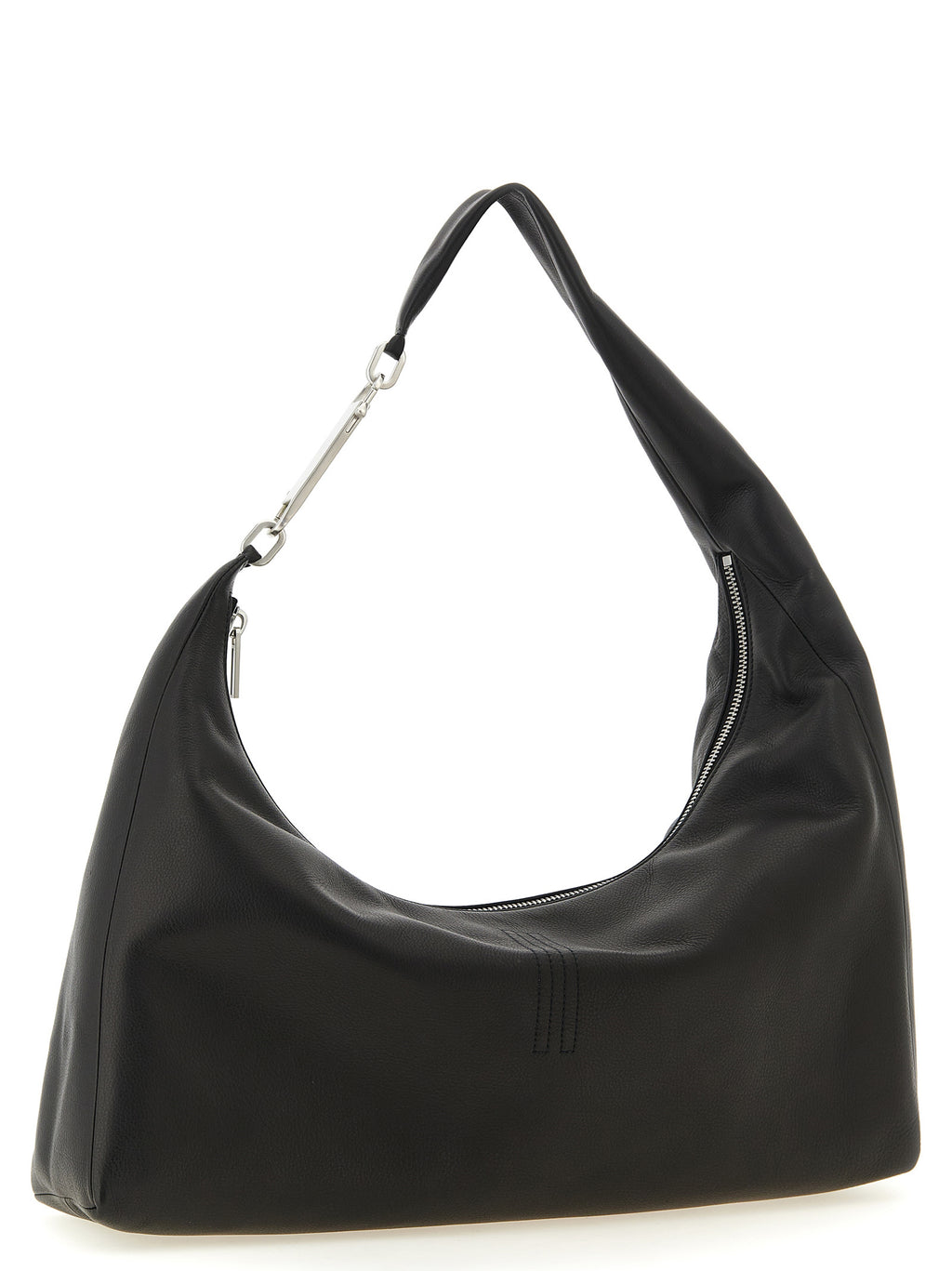 Cropped Gemini Calfskin Shoulder Bag