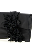 Black Lamb Leather Zandra Clutch