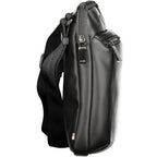 Black Polyurethane Shoulder Bag