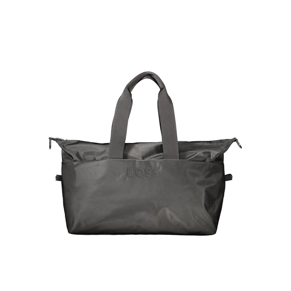 Nero Polyurethane Duffle Bag