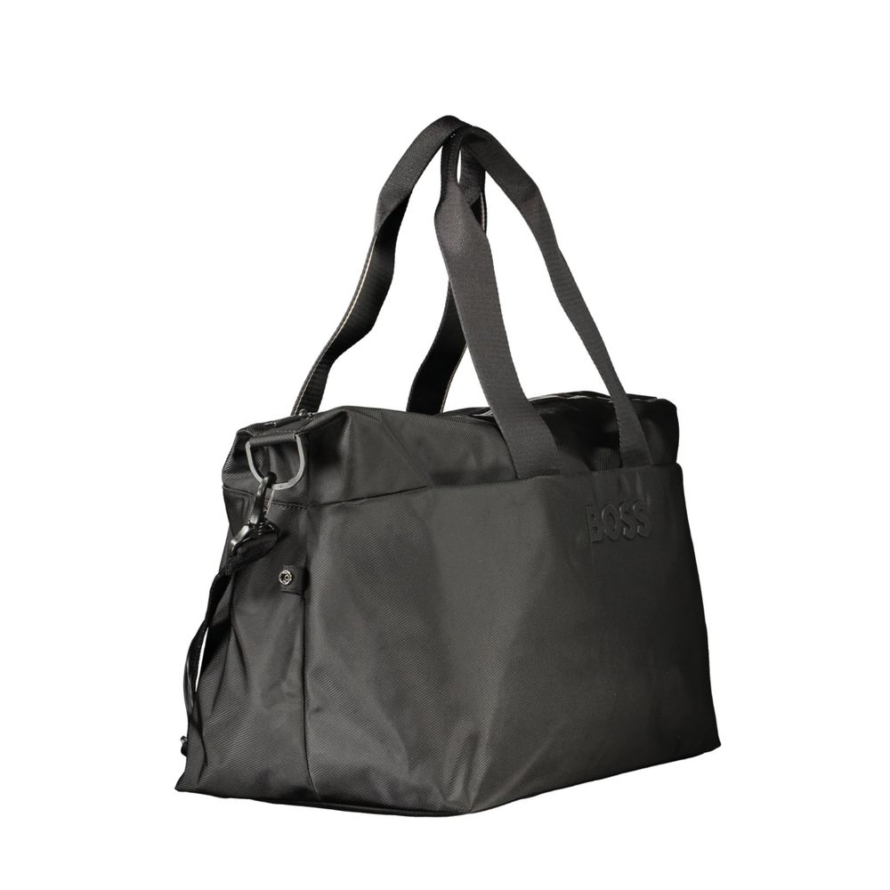 Nero Polyurethane Duffle Bag