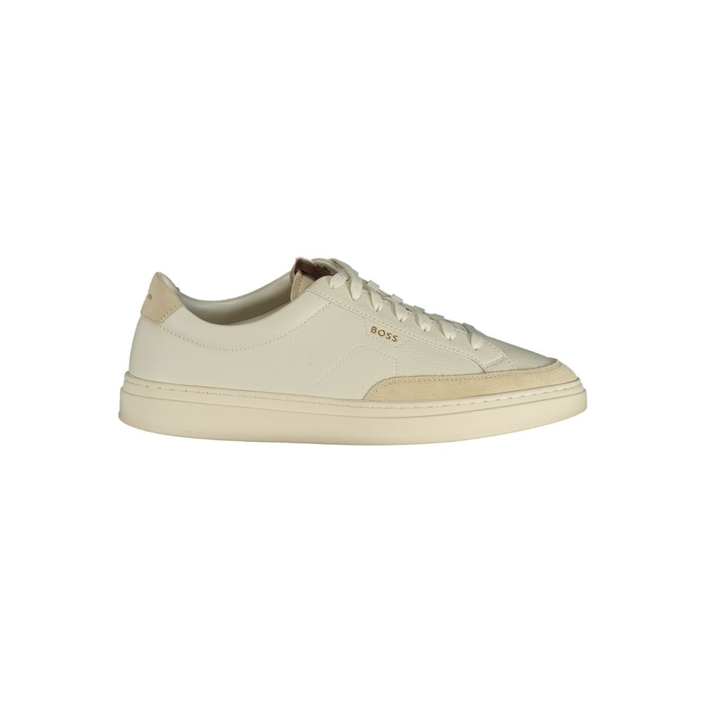 White Leather Sneakers