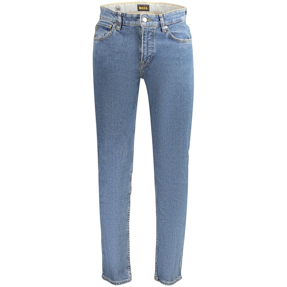 Slim-Tapered Cotton Jeans