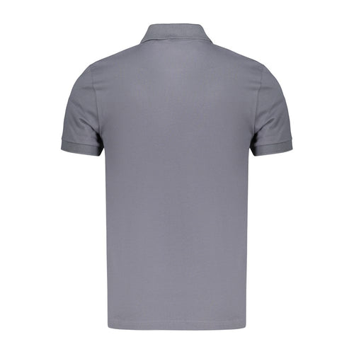 Blue Slim-Fit Cotton-Blend Polo Shirt