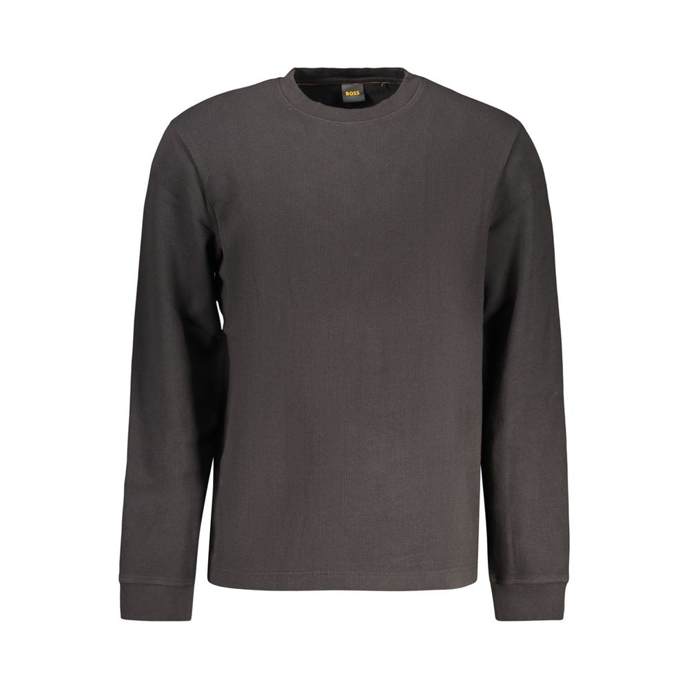 Black Cotton Logo T-Shirt