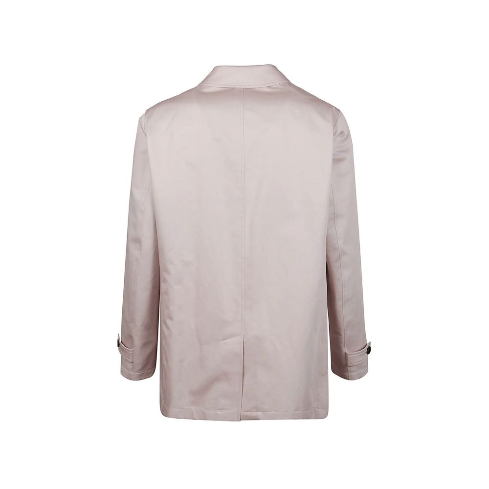 Multicolor Cotton-Linen Coat