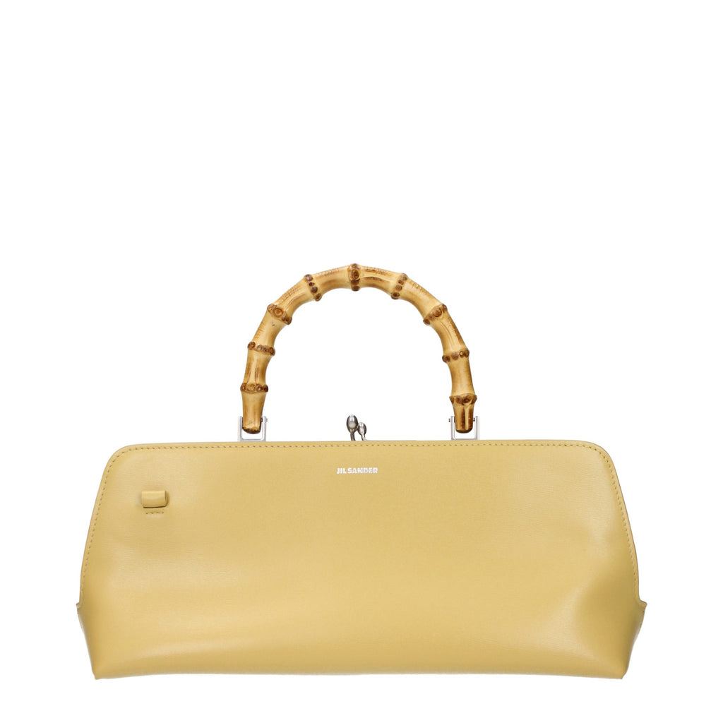 Yellow Leather Crossbody