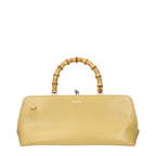 Yellow Leather Crossbody