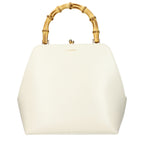 Beige Leather Handbag