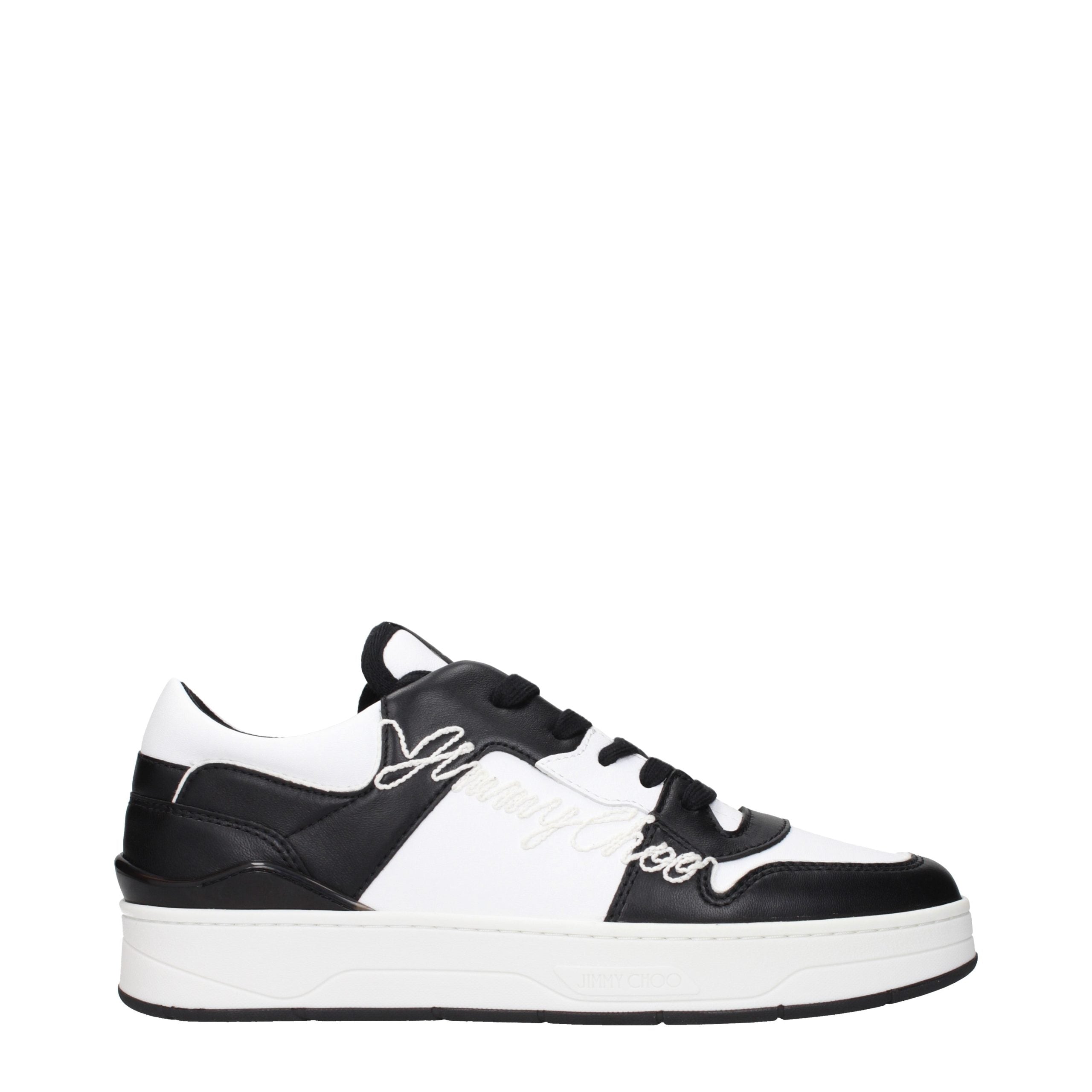 Black Leather Sneakers