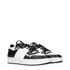 Black Leather Sneakers