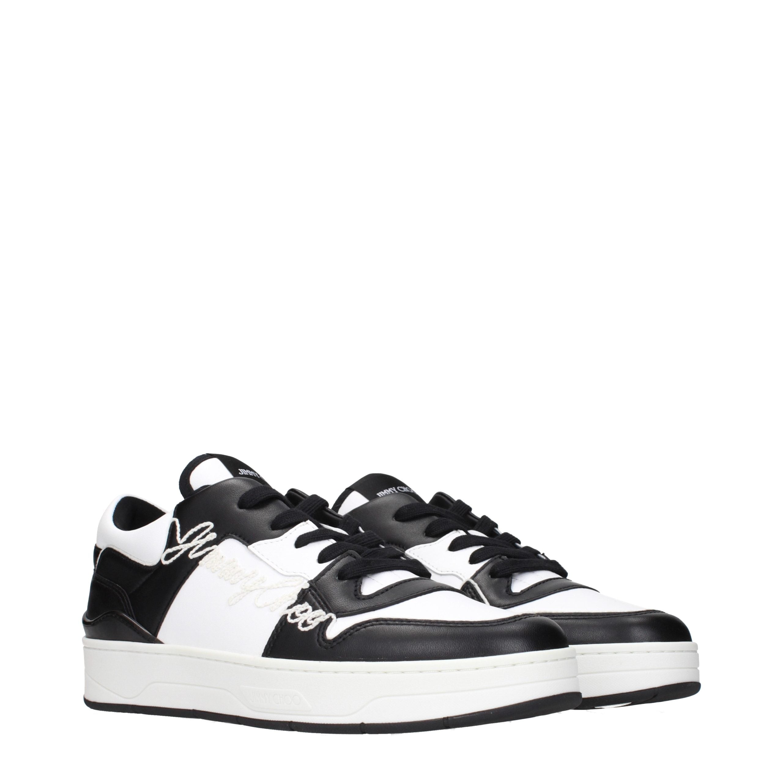 Black Leather Sneakers