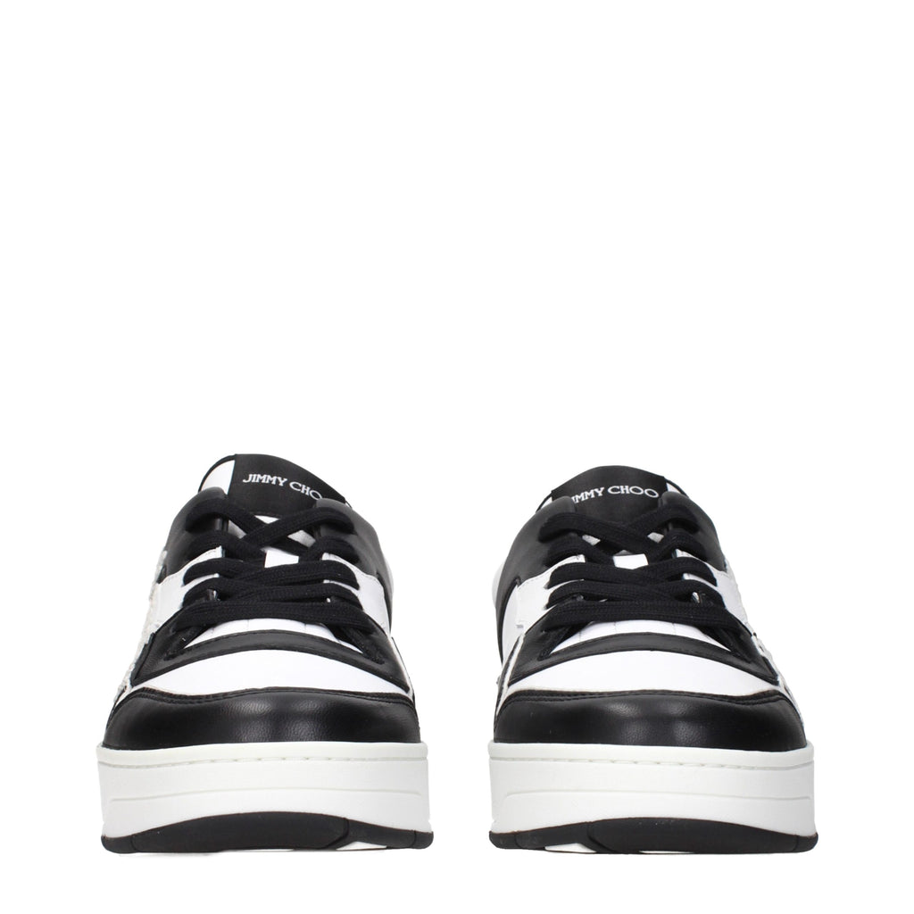 Black Leather Sneakers