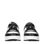 Black Leather Sneakers