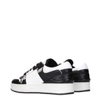 Black Leather Sneakers