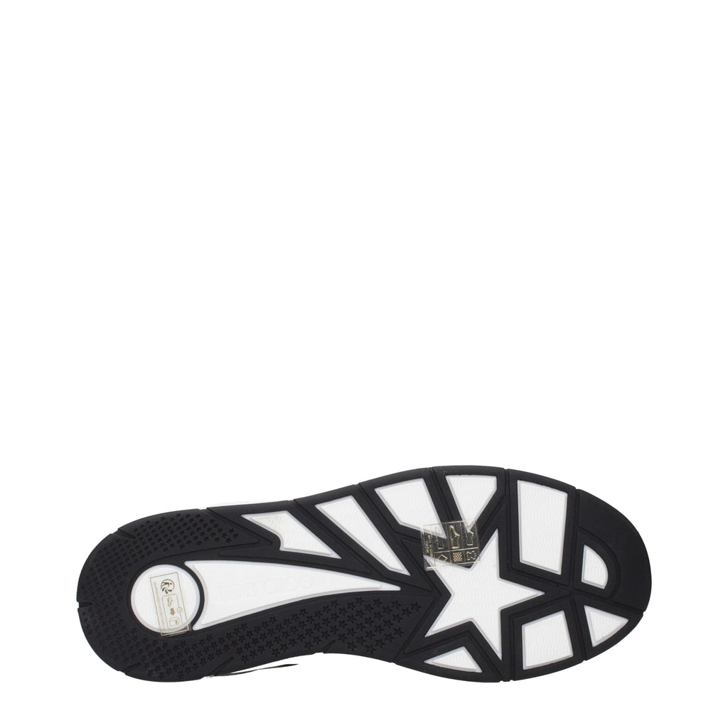 Black Leather Low‑Top Sneakers