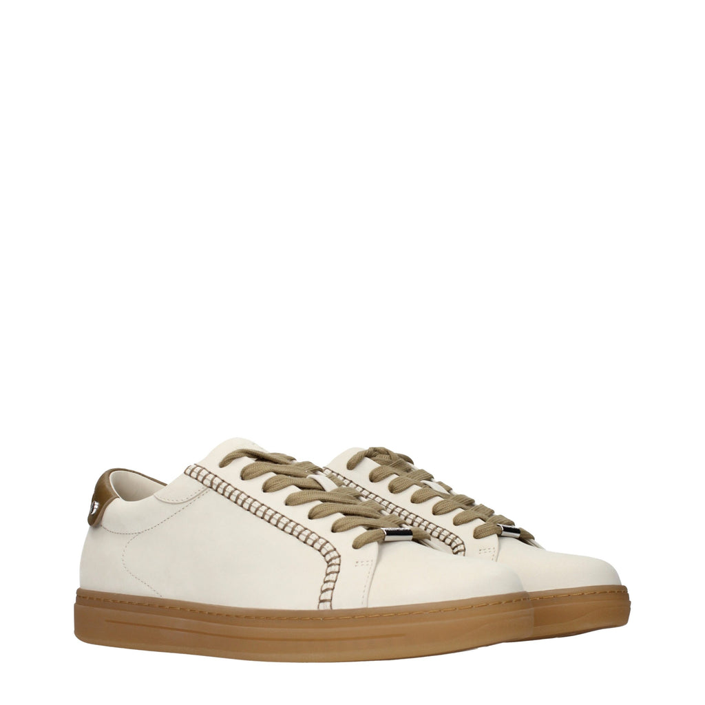Beige Suede Sneakers