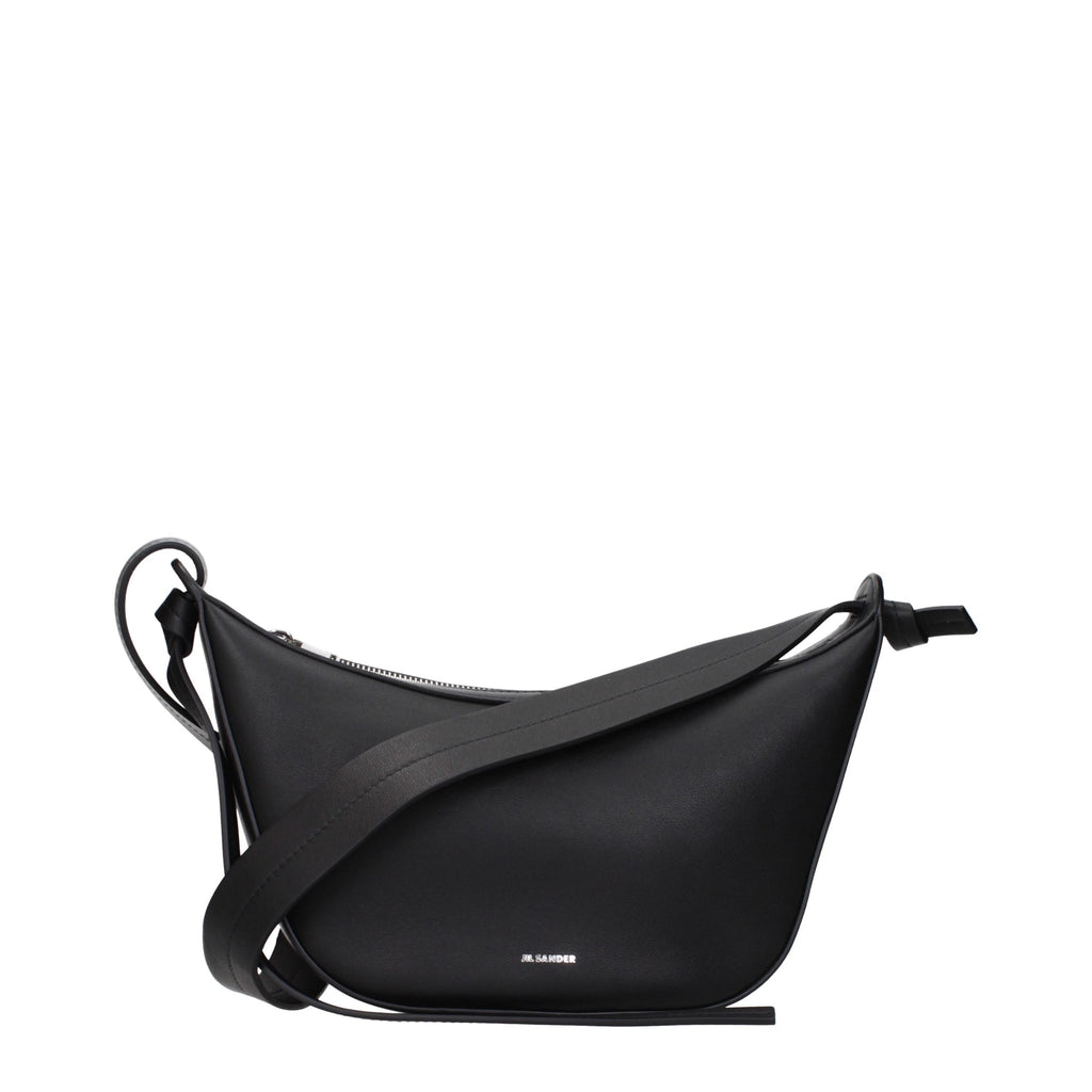 Black Leather Shoulder Bag