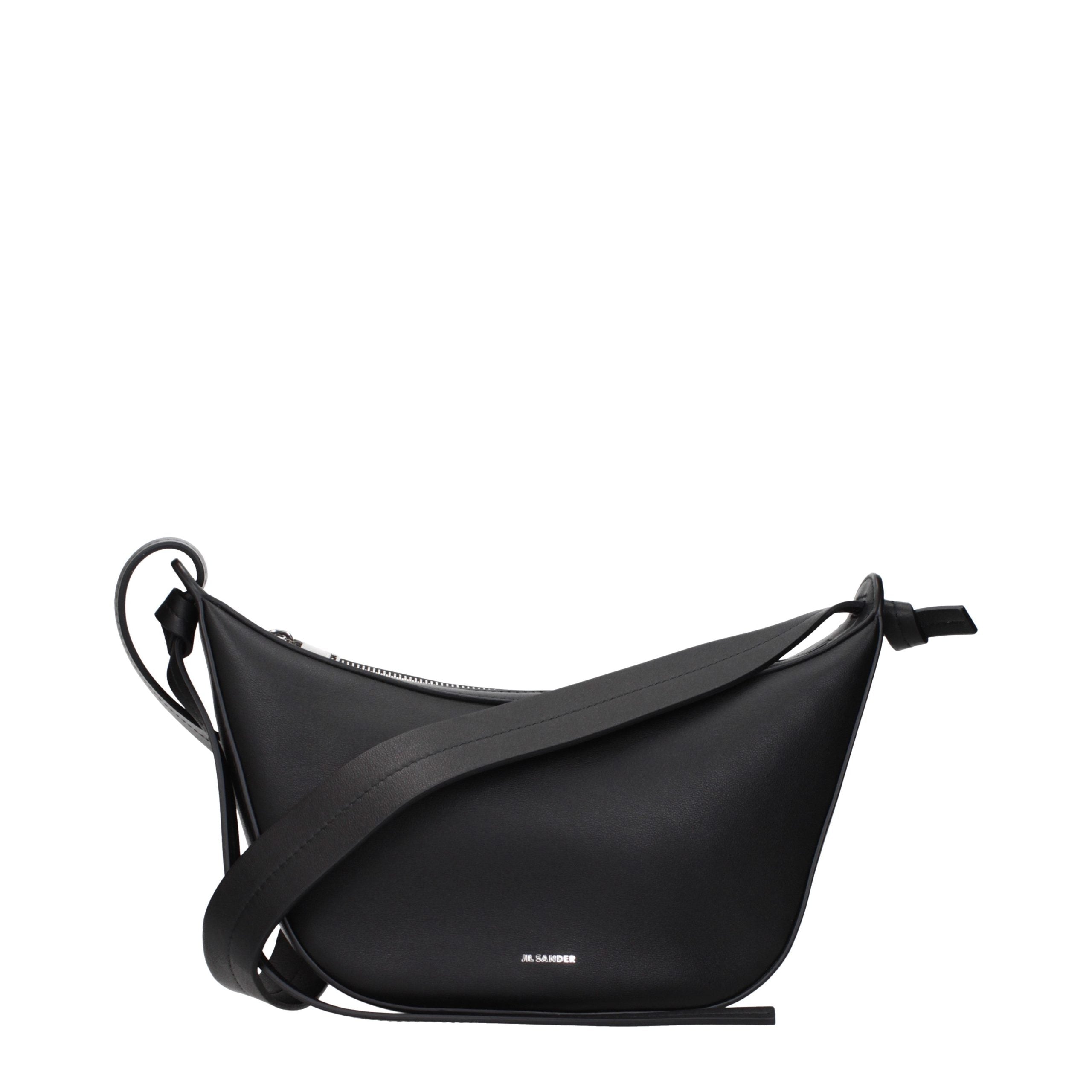 Black Leather Shoulder Bag