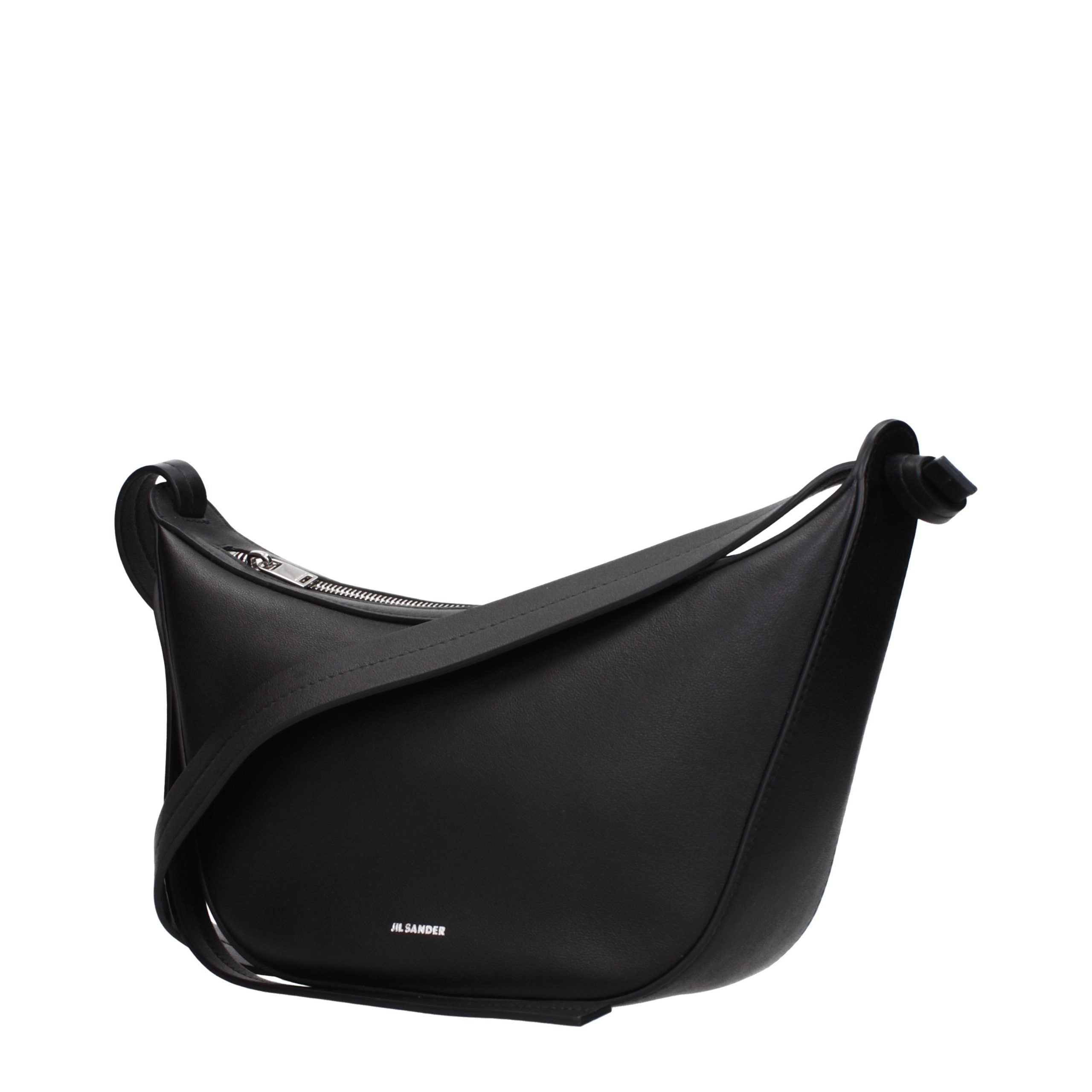 Black Leather Shoulder Bag