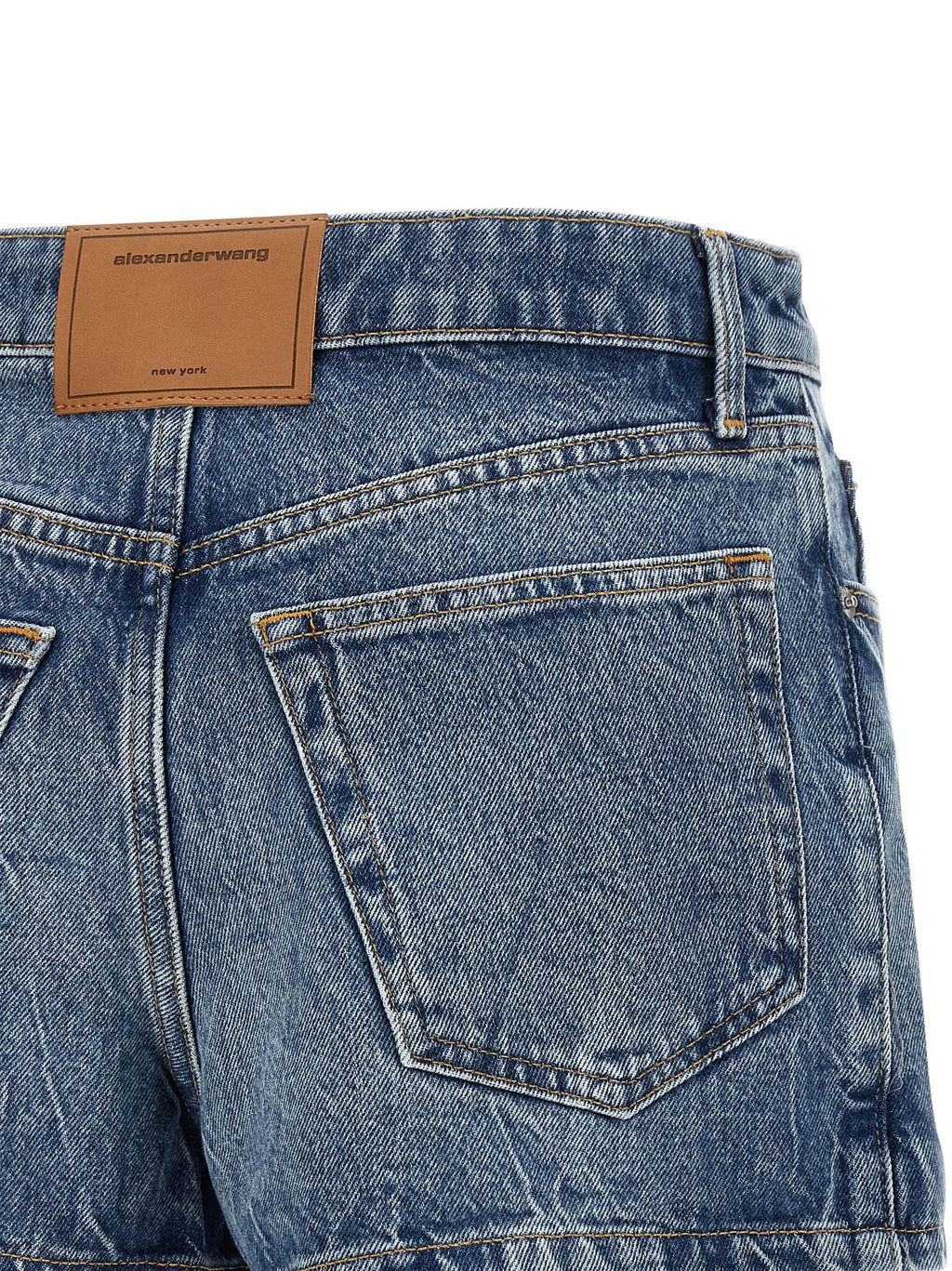 Light Blue Cotton Skort
