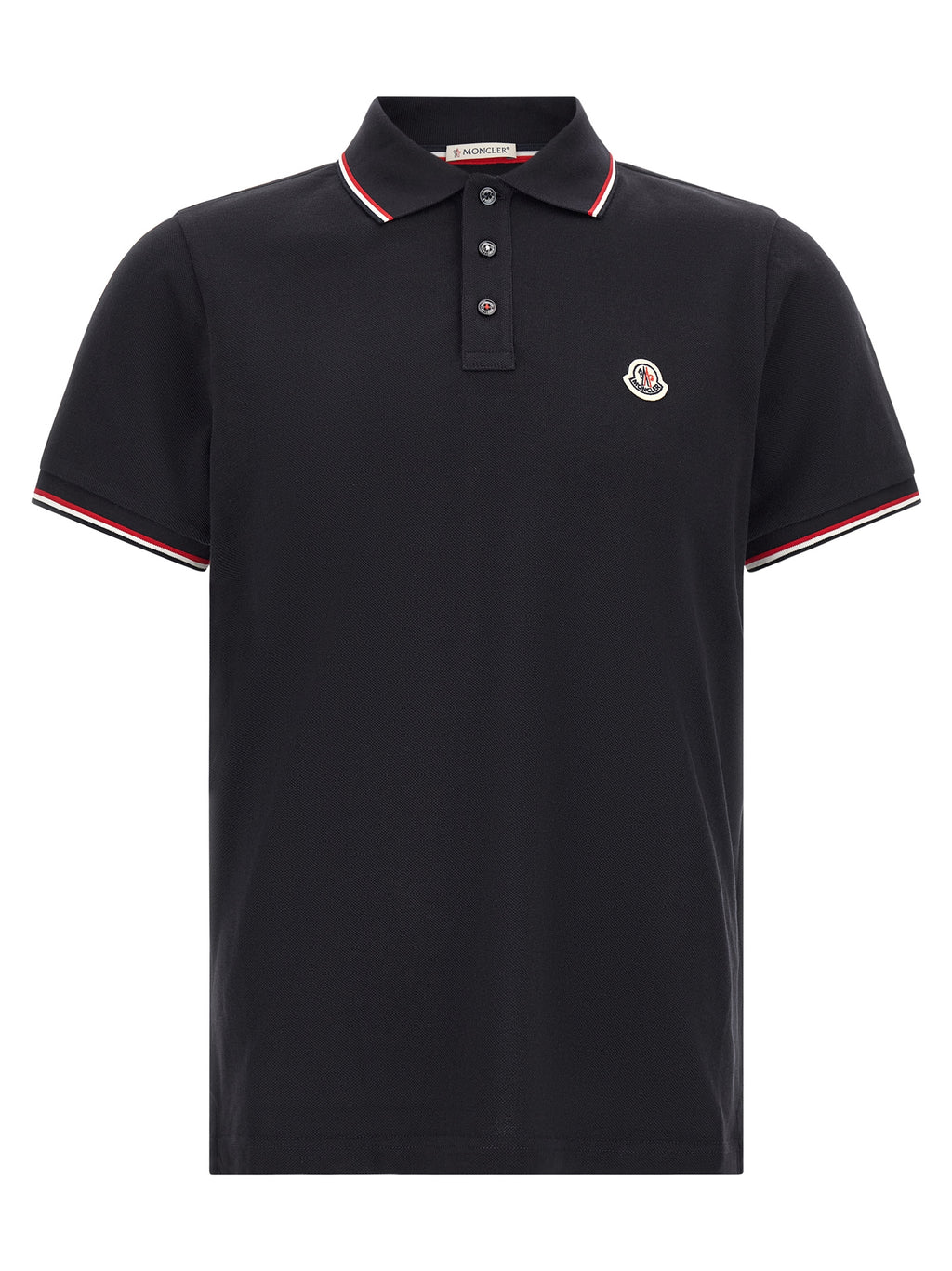 Navy Cotton Piqué Polo Shirt
