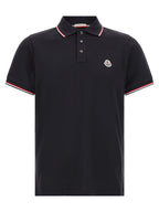 Navy Cotton Piqué Polo Shirt