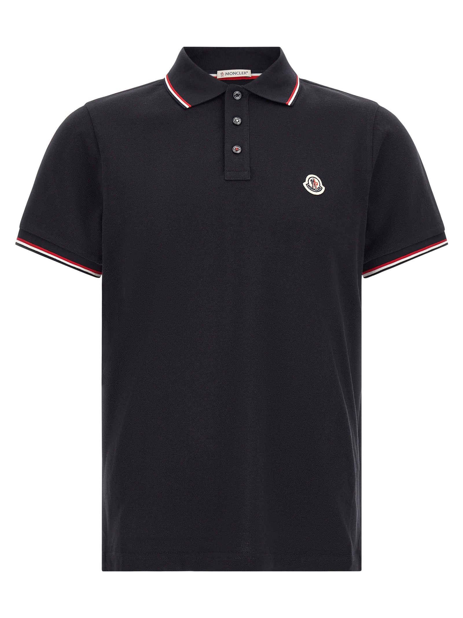 Navy Cotton Piqué Polo Shirt