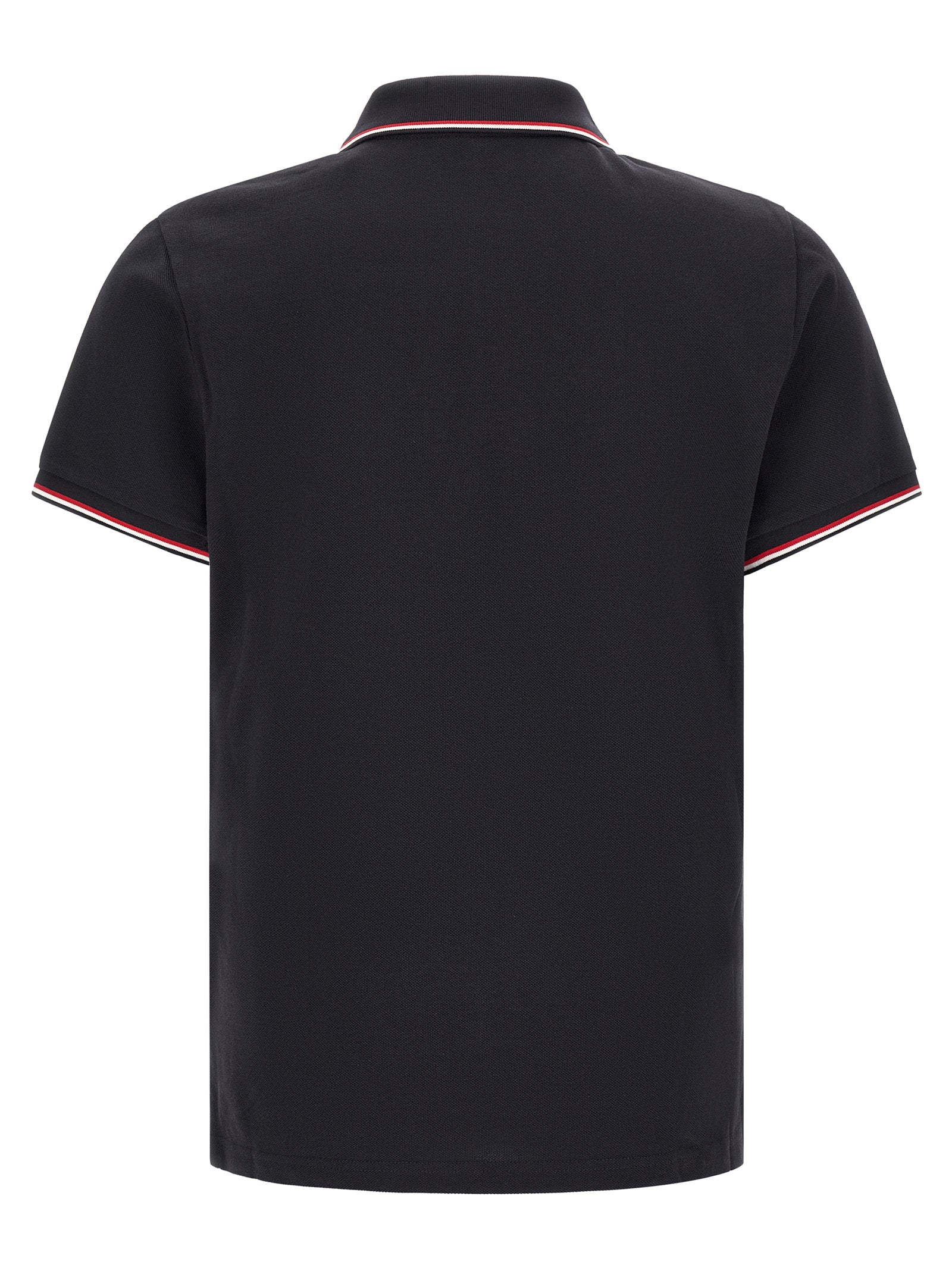 Navy Cotton Piqué Polo Shirt