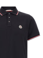 Navy Cotton Piqué Polo Shirt