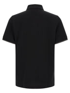 C-Pei 90 Black Cotton Polo