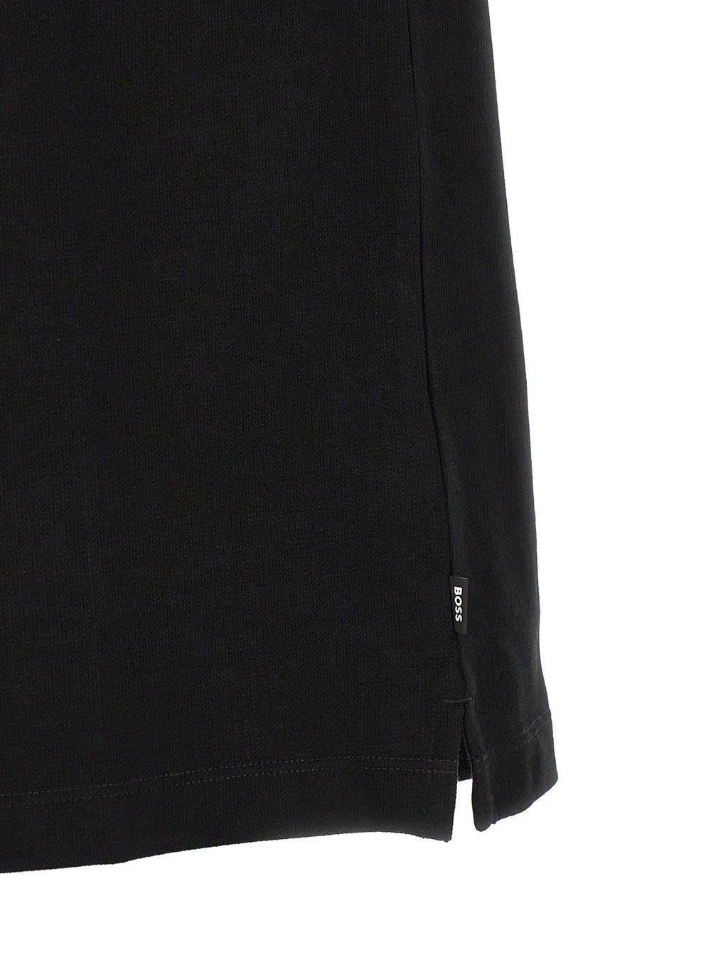 C-Pei 90 Black Cotton Polo