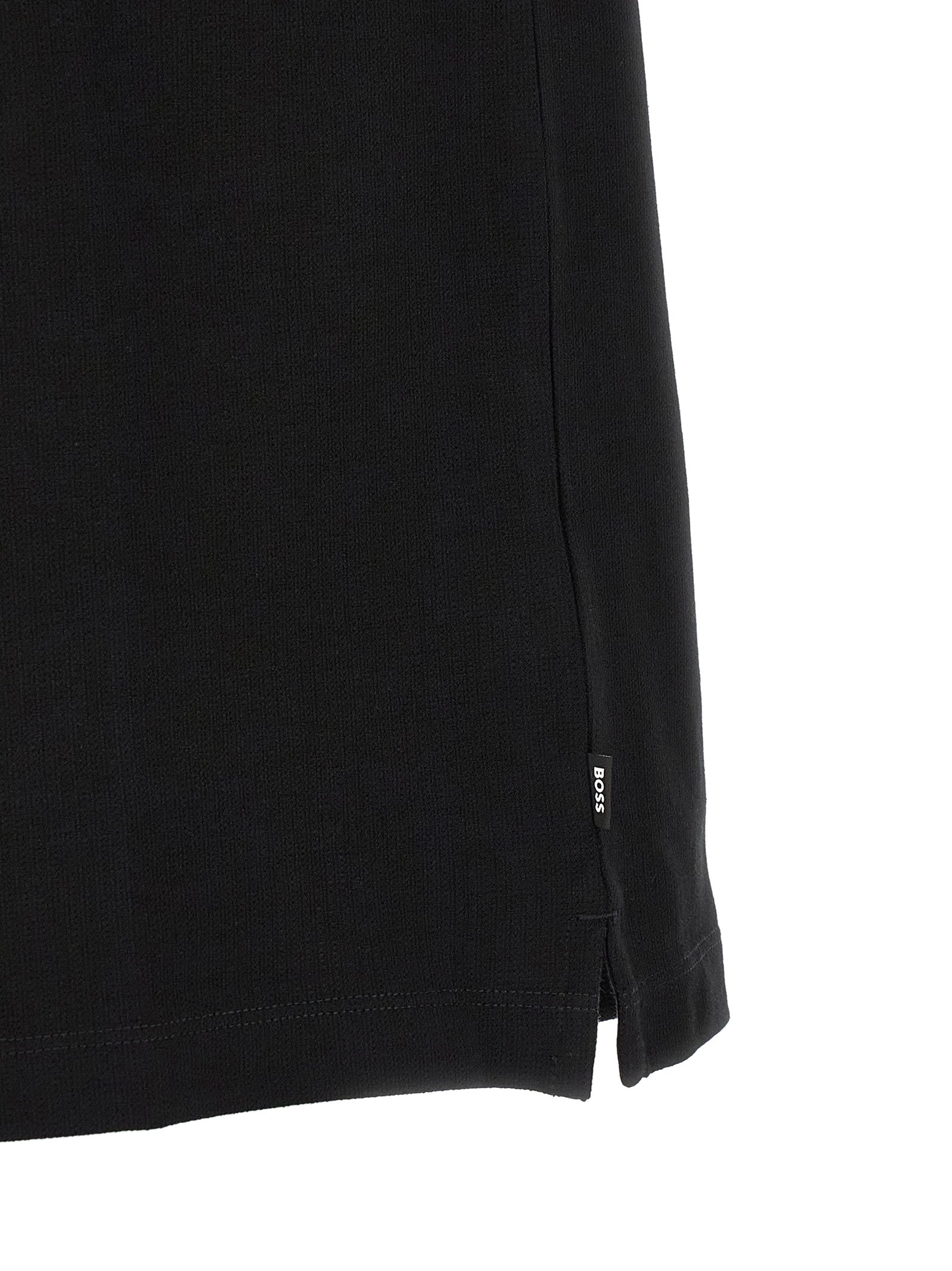 C-Pei 90 Black Cotton Polo