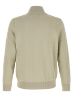 Cashmere-Blend Beige Cardigan