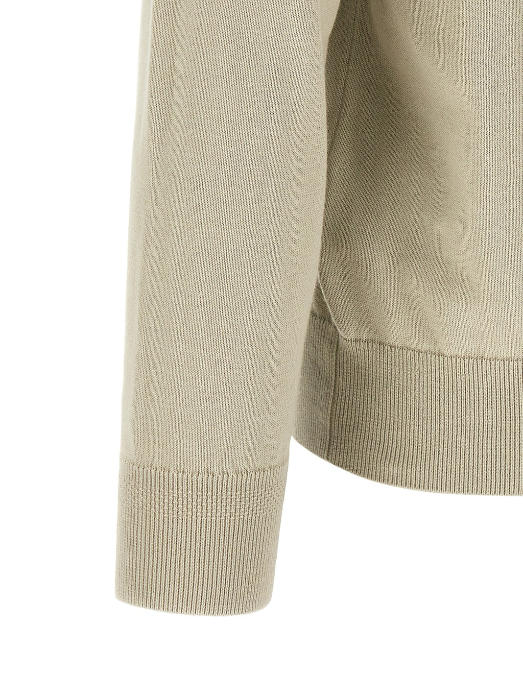 Cashmere-Blend Beige Cardigan