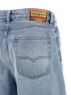 Light Blue Cotton De‑Sire‑Short Bermuda Shorts