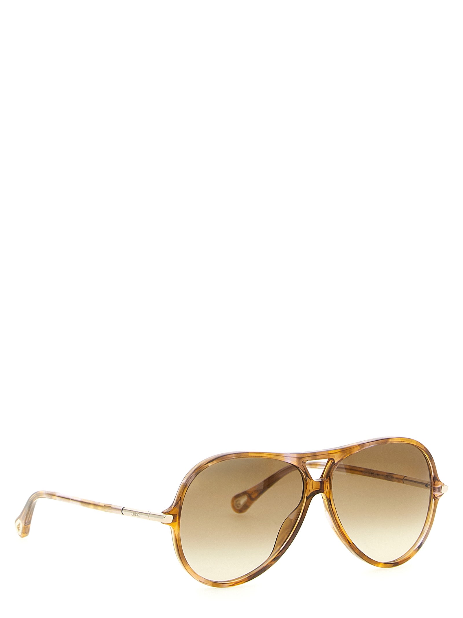 Acetate Tortoiseshell ’59’ Aviator Sunglasses