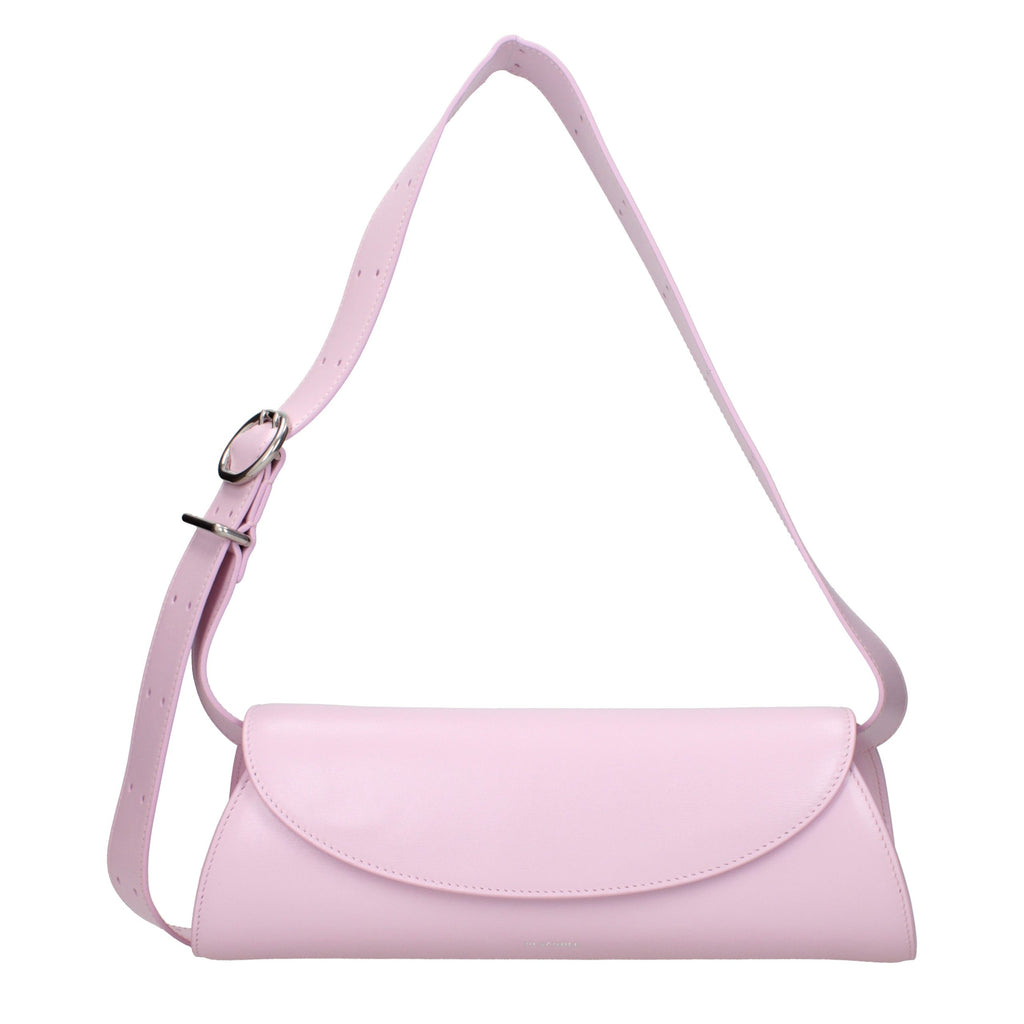 Pink Leather Crossbody