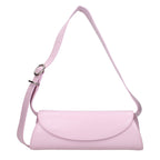 Pink Leather Crossbody