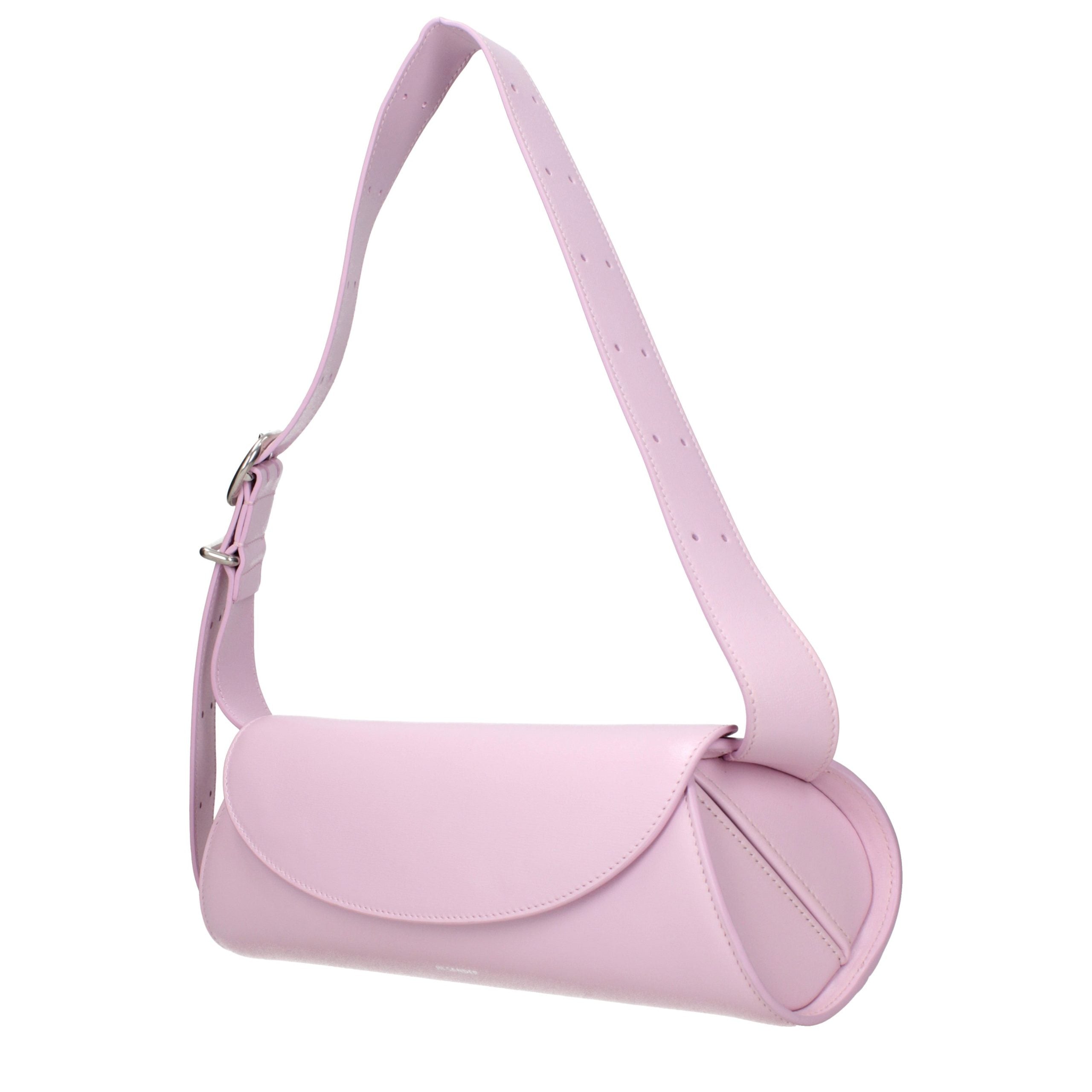 Pink Leather Crossbody