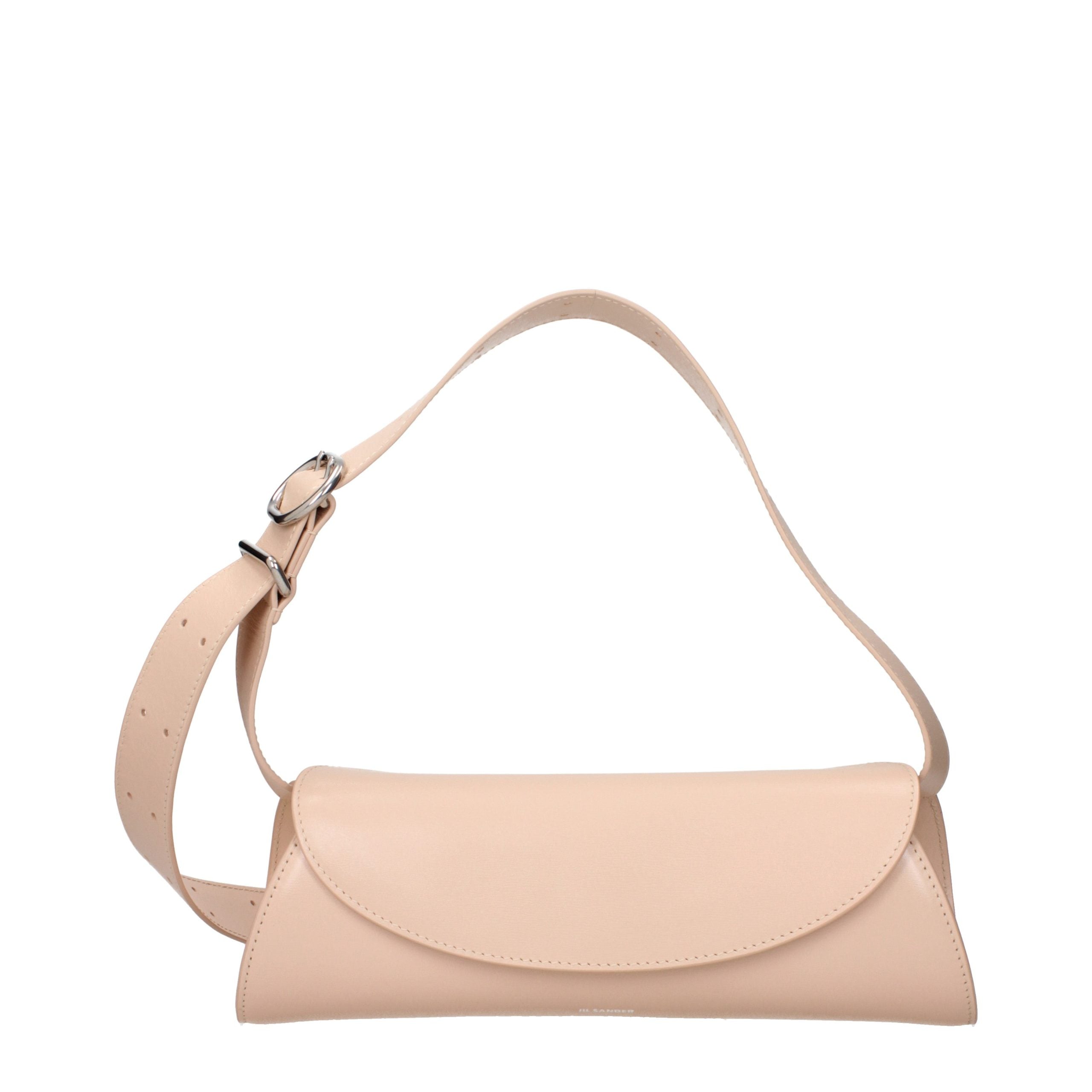 Pink Leather Crossbody Bag