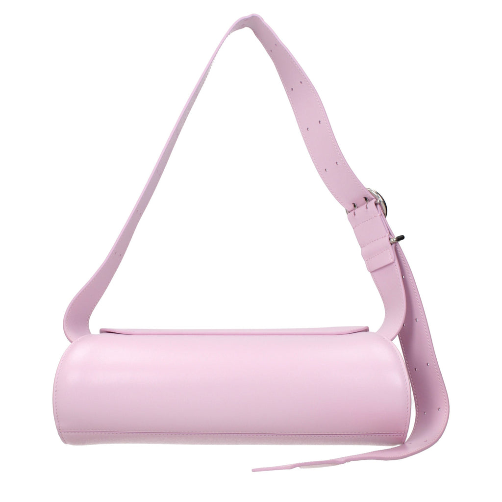 Pink Leather Crossbody