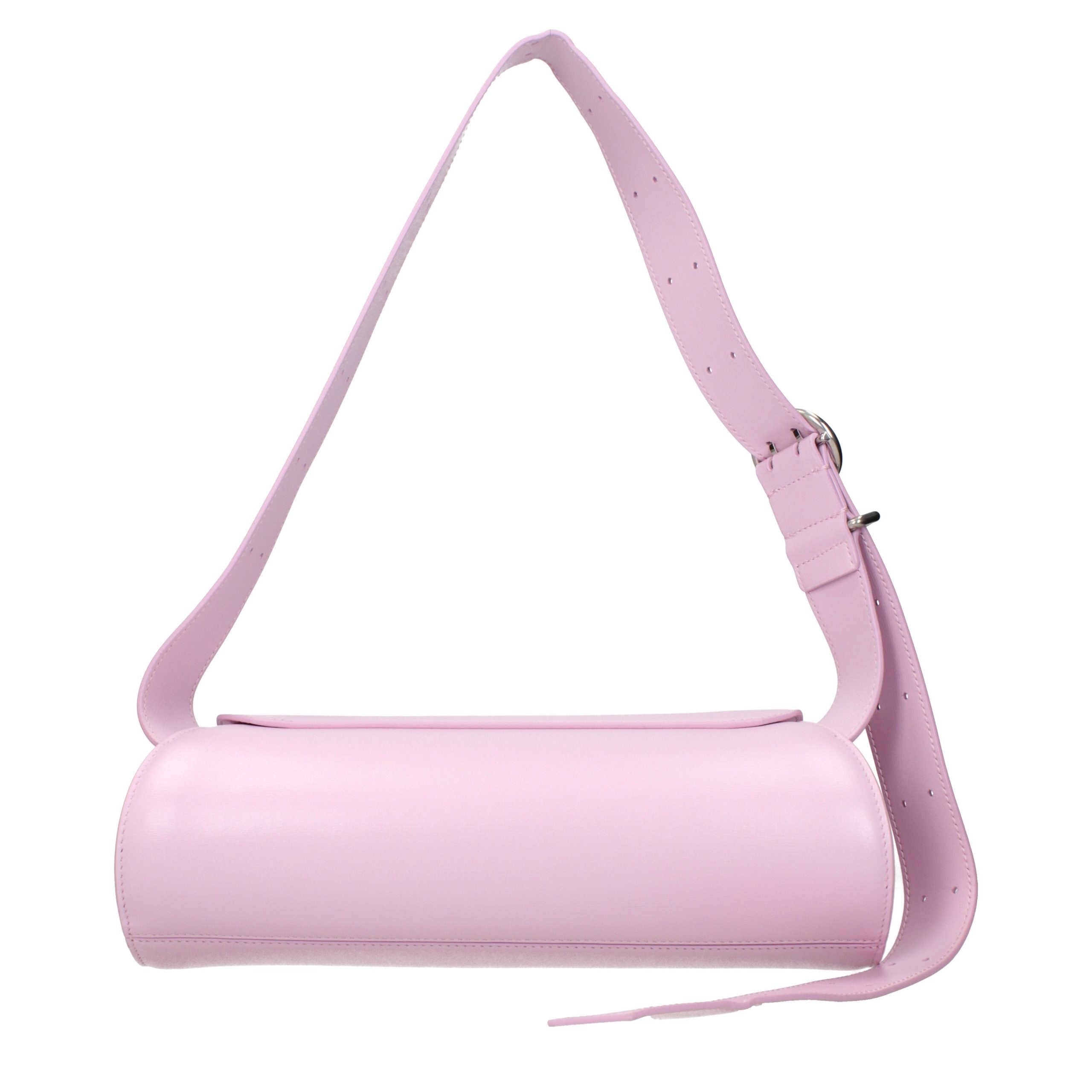 Pink Leather Crossbody